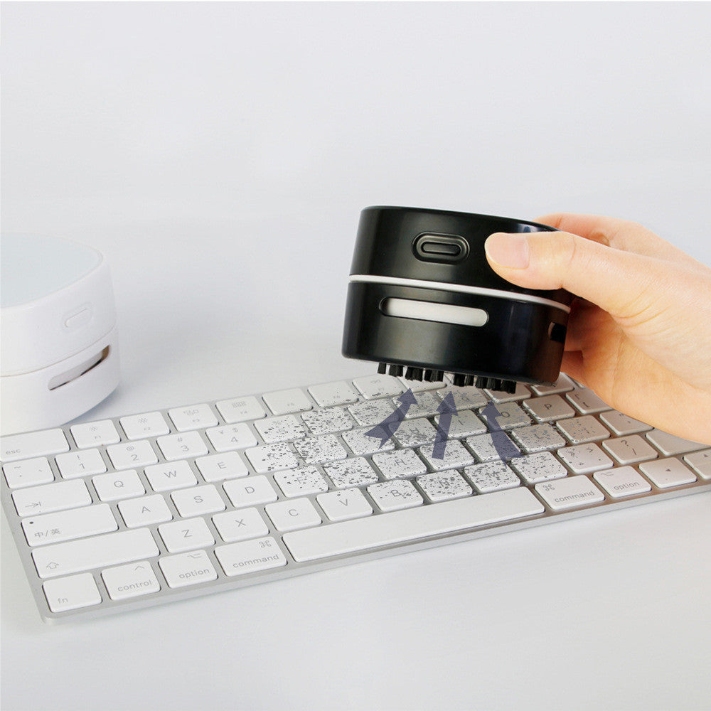 Compact, lightweight, ideal for cleaning desks or keyboards; minimal noise and easy use