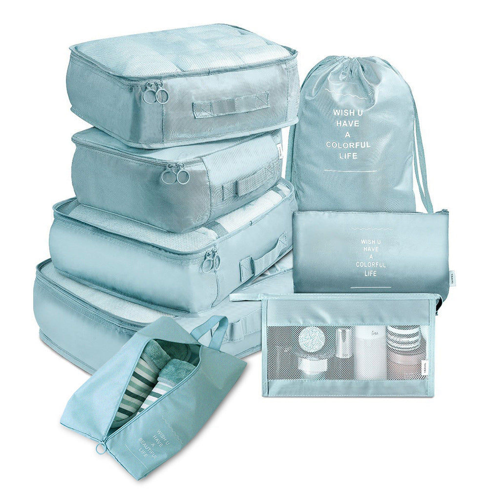 "TravelOrganize™ 8-Piece Packing Cube Set – Pack Smart, Travel Smooth"