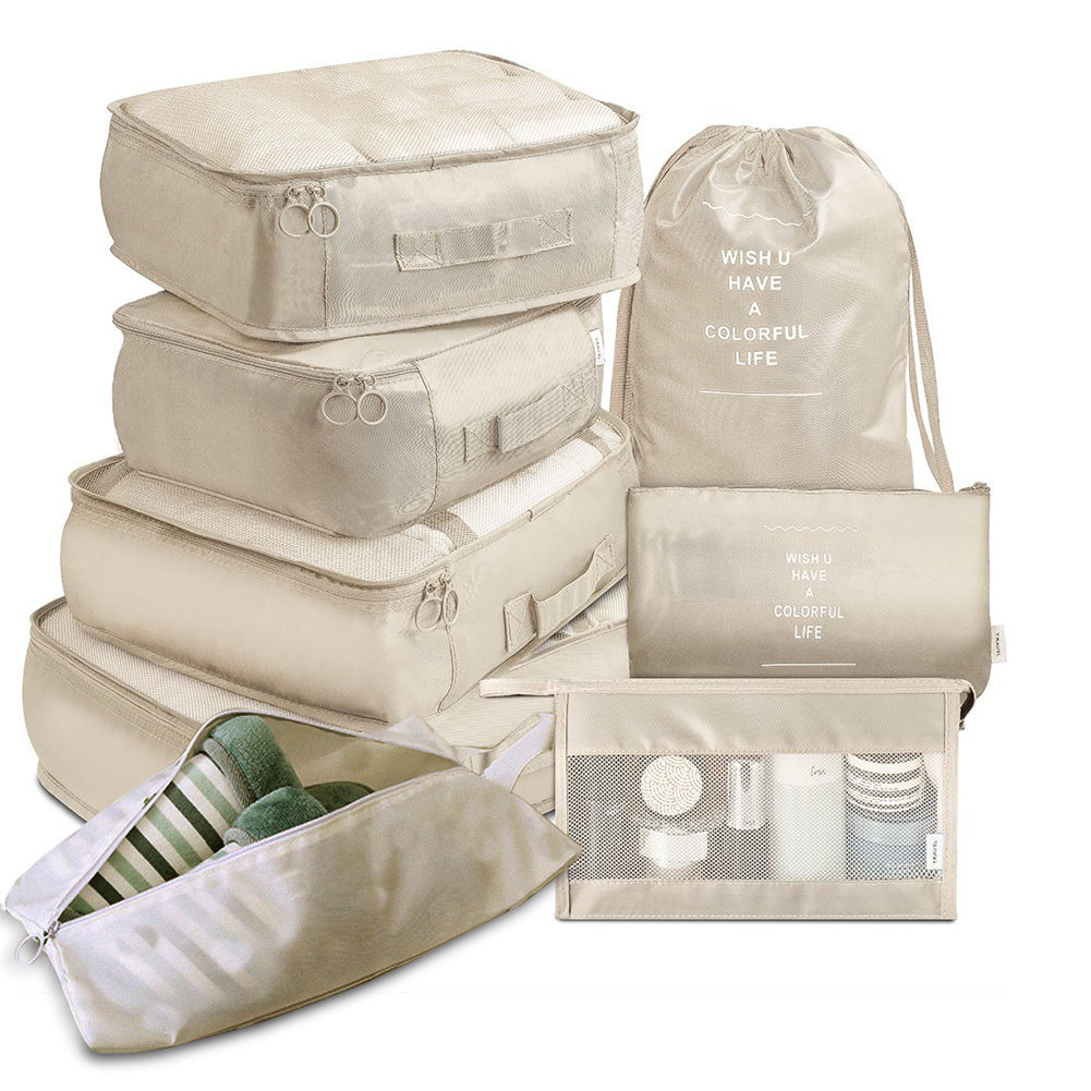 "TravelOrganize™ 8-Piece Packing Cube Set – Pack Smart, Travel Smooth"