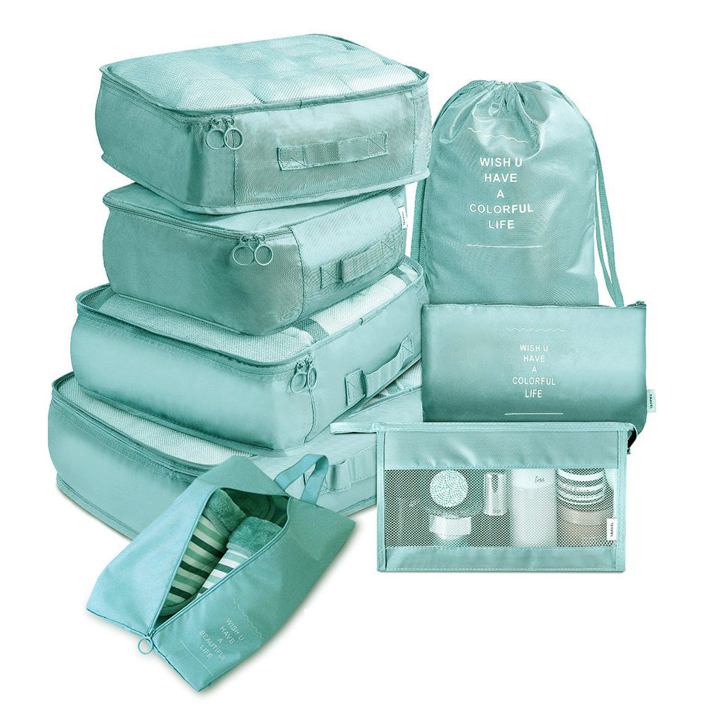 "TravelOrganize™ 8-Piece Packing Cube Set – Pack Smart, Travel Smooth"