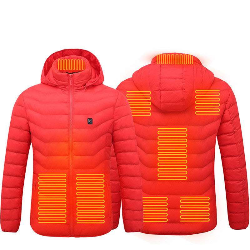 USB Heated Jacket – Smart Thermal Winter Coat for Men - Elurra Essence