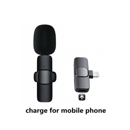 Wireless Lavalier Microphone for iPhone & Android - Portable Clip-On Mic with Long Battery Life - Elurra Essence