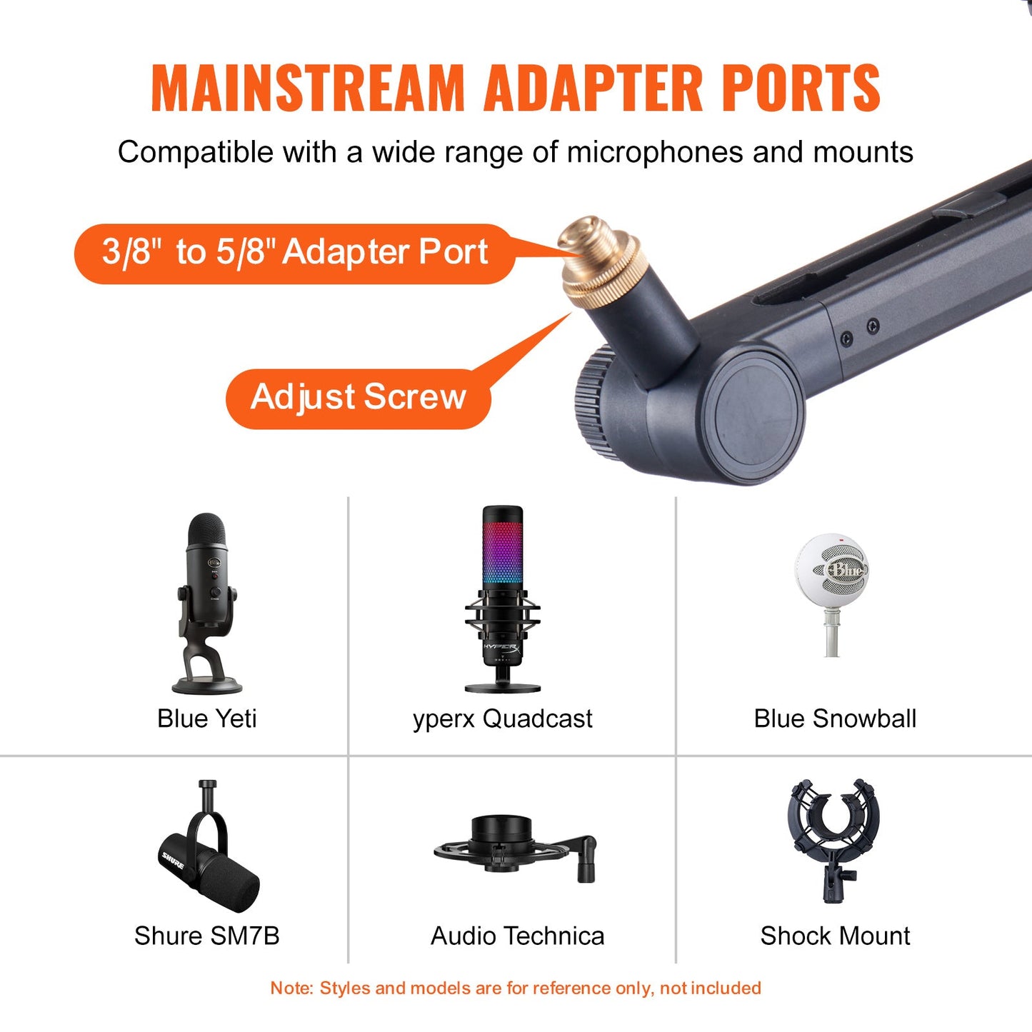 Elurra Essence Microphone Boom Arm with Phone Holder - Elurra Essence