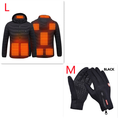 USB Heated Jacket – Smart Thermal Winter Coat for Men - Elurra Essence